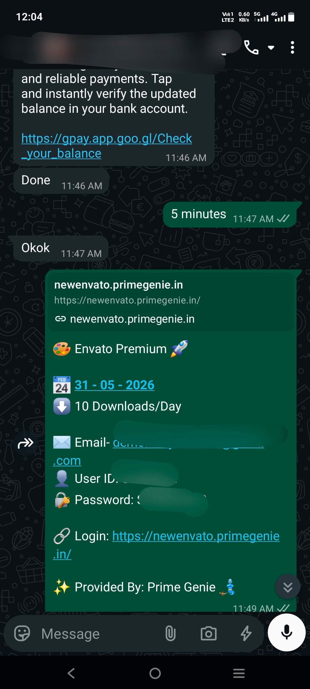 Prime Genie Group Buy designer tools subscription customer activation proof screenshot 24
